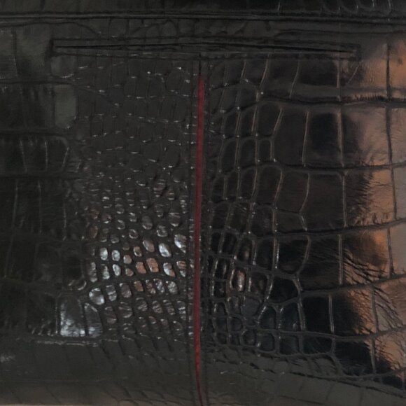**SOLD**HAMMITT Handbag VIP Medium Black Croc Diamond Studded Crossbody Clutch - Picture 6 of 14